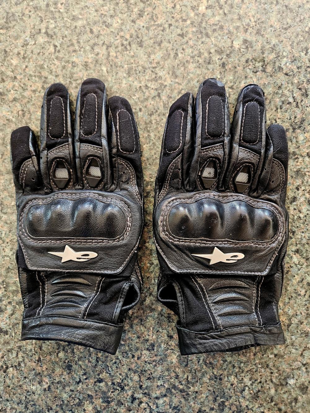 Alpinestars Alloy Gloves with Knuckle Protection